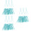 120 Pcs Plastic Bobbin Clips Thread Clamp Sewing Organizer Green 7