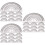 30 Pcs Plastic Protractors 180 Degree For Students 9