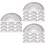 30 Pcs Plastic Protractors 180 Degree For Students 8