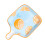 2Pcs Ceramic Grill Pan Nonstick With Handle For Home Use Orange 3