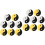 16 Pcs Silicone Tennis Racket Vibration Absorbers Damping Tools 6