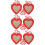 3Pcs Wooden Picture Frame With Double Heart Molding Decorative Display 10