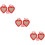 3Pcs Wooden Picture Frame With Double Heart Molding Decorative Display 11