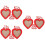 3Pcs Wooden Picture Frame With Double Heart Molding Decorative Display 9