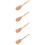 4Pcs Wooden Spaghetti Server Spoon Kitchen Noodle Colander 10