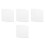 80 Pcs Braille Writing Paper Sheets For Blind People White 10