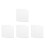 80 Pcs Braille Writing Paper Sheets For Blind People White 9