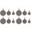 12 Pcs Outdoor Stainless Steel Training Targets 4
