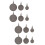 12 Pcs Outdoor Stainless Steel Training Targets 9