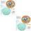 2 Sets Diy Bamboo Coaster Mosaic Pad Making Material 8