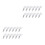 2 Sets 25 Pcs Stainless Steel Clothes Clips Spring Storage Pin Silver 8