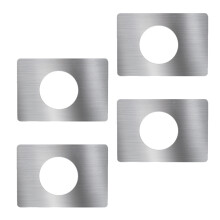12 Pcs Door Lock Repair Plate Stainless Steel Door Knob Fixing