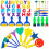 2Sets Assorted Color Kids Painting Supplies Brush and Sponge Kit 1