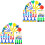 2Sets Assorted Color Kids Painting Supplies Brush and Sponge Kit 3