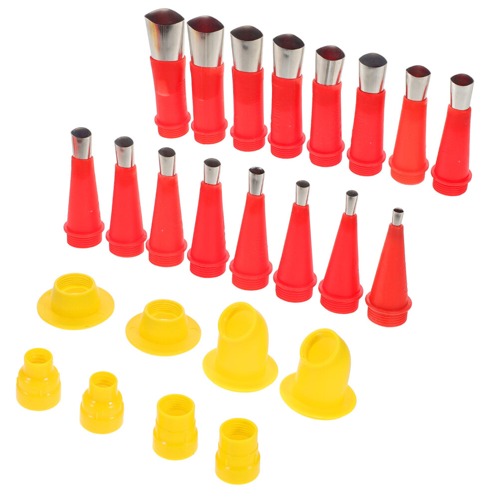 3 Sets Stainless Steel Glue Nozzle Tips Reusable Caulking Tool Kit 033590336440