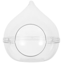 4Pcs Hamster Bathtub Transparent Bath Container For Small Animals