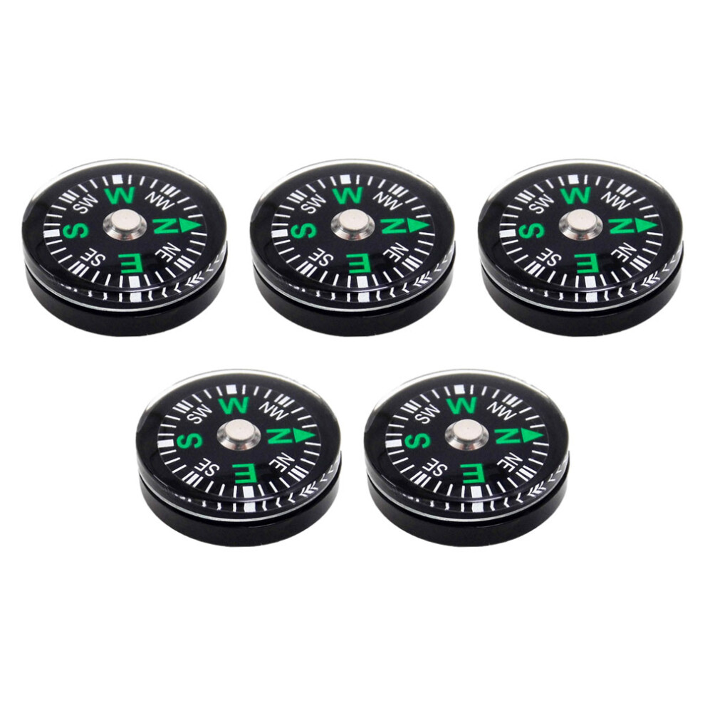 Photos - Climbing Gear 5X 15Mm Pocket Survival Liquid-Filled Button Compass For Camping Hiking