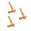 3Pcs Bamboo Document Storage Tube Portable Waterproof 10