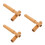 3Pcs Bamboo Document Storage Tube Portable Waterproof 4