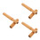 3Pcs Bamboo Document Storage Tube Portable Waterproof 5