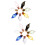 2 Sets Mini Glass Wishing Bottles With Cork Stoppers 9