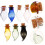 2 Sets Mini Glass Wishing Bottles With Cork Stoppers 3