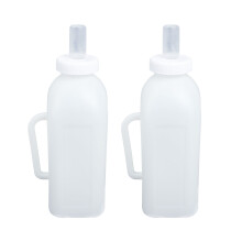 6 Pcs Calf Milk Feeding Bottles For Puppy Kitten Pet Nursing