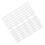600 Pcs Transparent Nail Practice Board Bow Pattern Display Plate 1