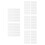 600 Pcs Transparent Nail Practice Board Bow Pattern Display Plate 5