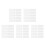 600 Pcs Transparent Nail Practice Board Bow Pattern Display Plate 8