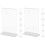 12 Pcs Acrylic Sign Holder Clear Menu Stand Brochure Display 4