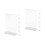 12 Pcs Acrylic Sign Holder Clear Menu Stand Brochure Display 6