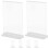 12 Pcs Acrylic Sign Holder Clear Menu Stand Brochure Display 2