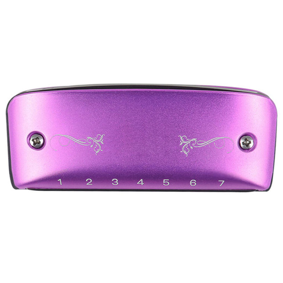 Vaguelly 4Pcs 7 Hole Harmonica In D Key For Beginners Students Musical Instrument