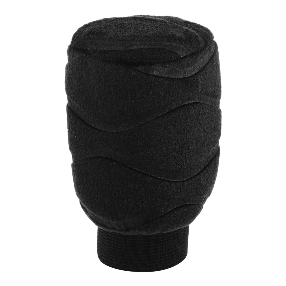 2Pcs Winter Gear Shift Knob Cover Plush Universal For Cars 033590332268