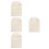 4Pcs First Year Photo Display Wood Board Infant Milestone Frame 7