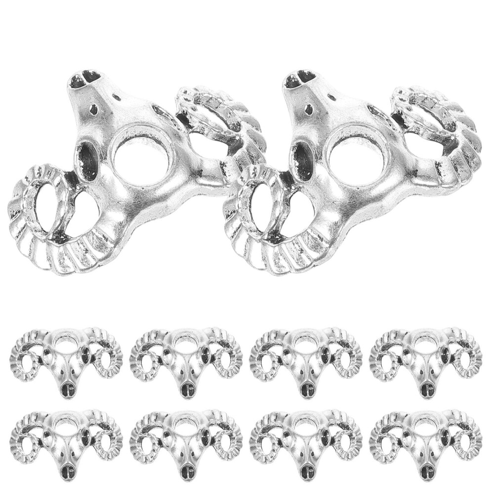 Villcase Unisex 30 Pcs Hair Braid Decorations Dreadlocks Braiding Cuffs Charms