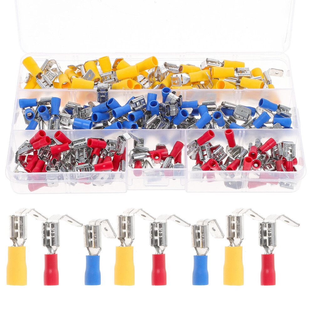 5 Sets Spade Connector Assorted Semi-Insulated Crimp Terminal 033590333562