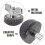 3Pcs Durable Cymbal Stacker Mount Rack Drum Accessory 7