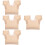 4Pcs Washable Thin Armpit Sweat Pads Beige 9