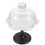 Ceramic Cake Stand With Dome Cover For Dessert Display And Serving 8