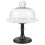 Ceramic Cake Stand With Dome Cover For Dessert Display And Serving 4