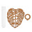 3Pcs Boho Plant Tube With Wood Leaf Wall Mount Stand 1