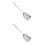 2Pièces Pelle Argenté Pour Cendres Cuisine 9