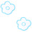 2 Pcs Acrylic Coaster Flower Style Heat Insulation Placemat 6