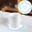 2 Pcs Acrylic Coaster Flower Style Heat Insulation Placemat 11