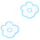 2 Pcs Acrylic Coaster Flower Style Heat Insulation Placemat 3