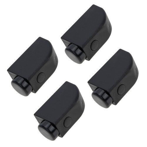 16 Pcs Sliding Sash Stopper Window Safety Lock For Doors Black
