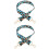 2Stk Robuster Blauer Schultergurt Riemen Ersatzband 5