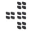 16 Pcs Sliding Sash Stopper Window Safety Lock For Doors Black 9